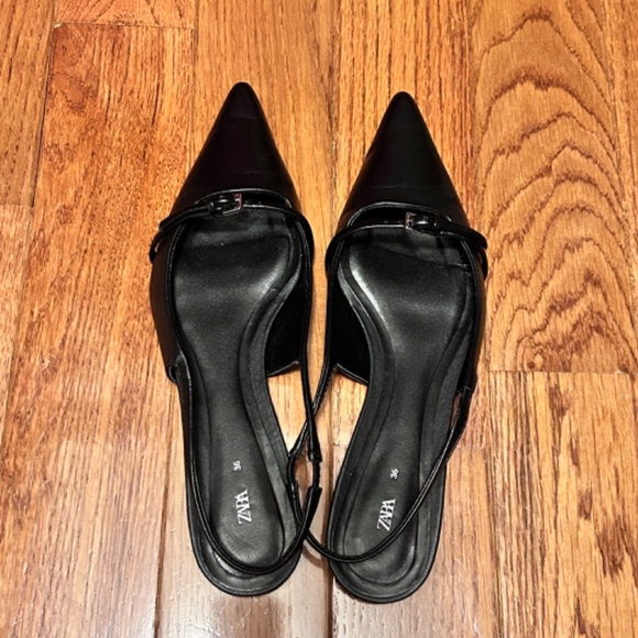 ZARA LEATHER SHOES SIZE 6 - Picture 6 of 6